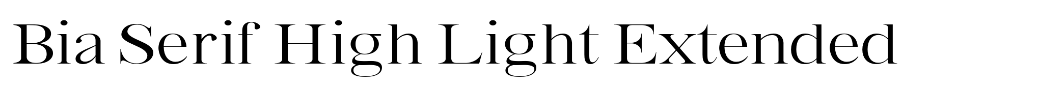 Bia Serif High Light Extended image